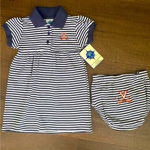 University of Virginia infant Stripe dress